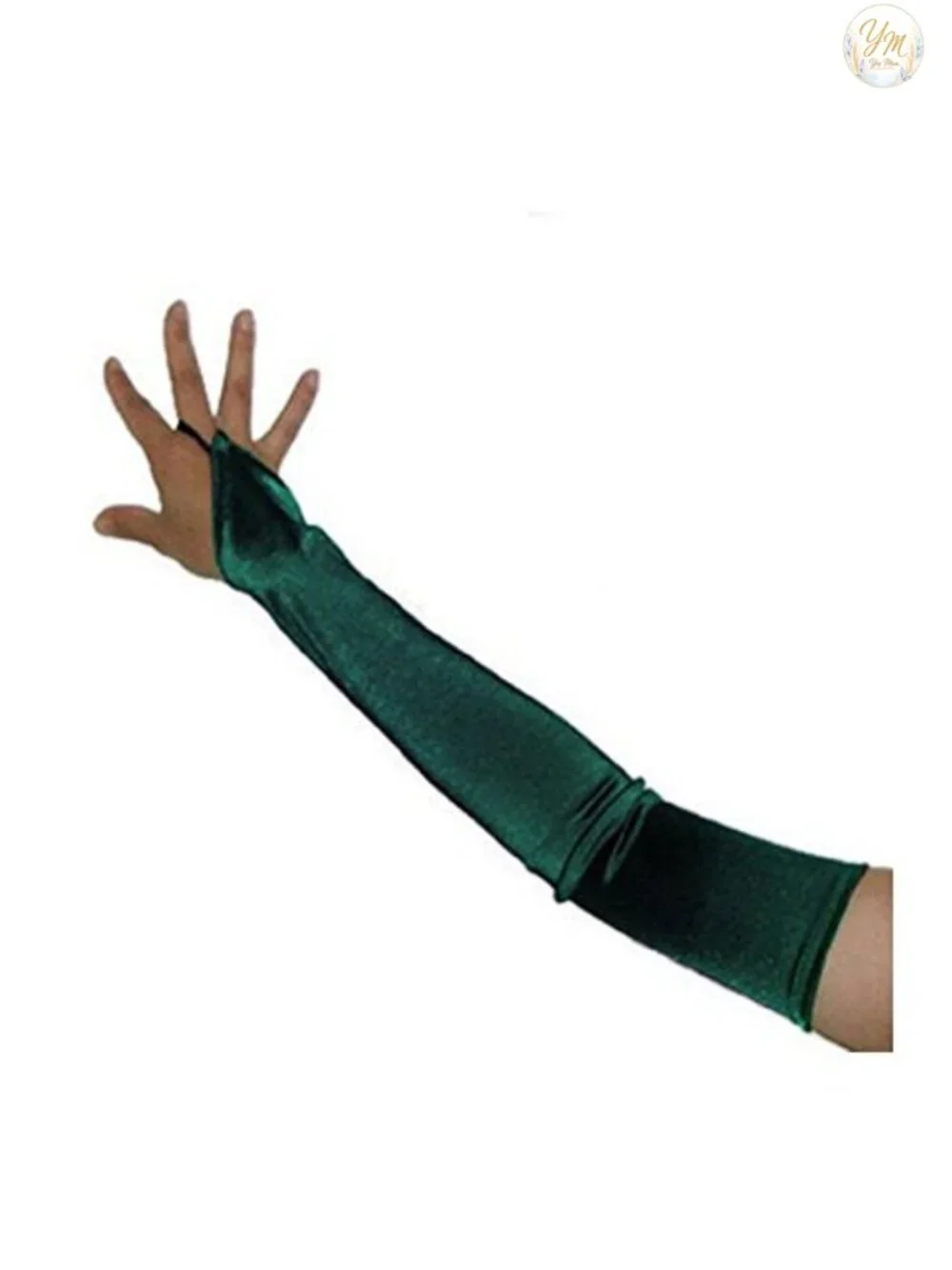 23 Inch Long Bridal Satin Gloves Over the Elbow Formal
